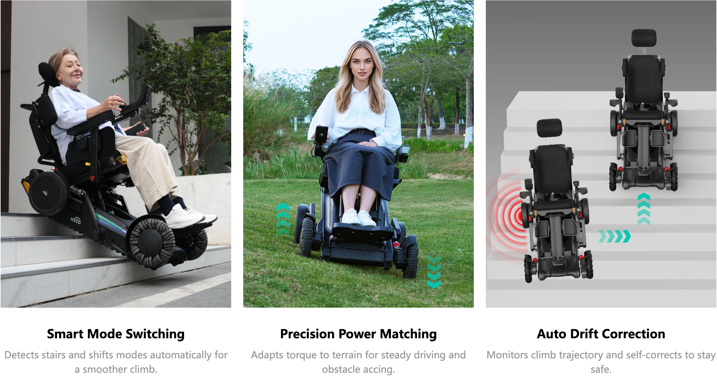 all terrain electric stair climbing wheelchair