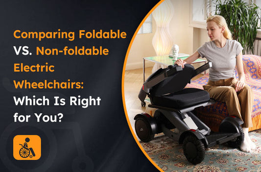 foldable electric wheelchair