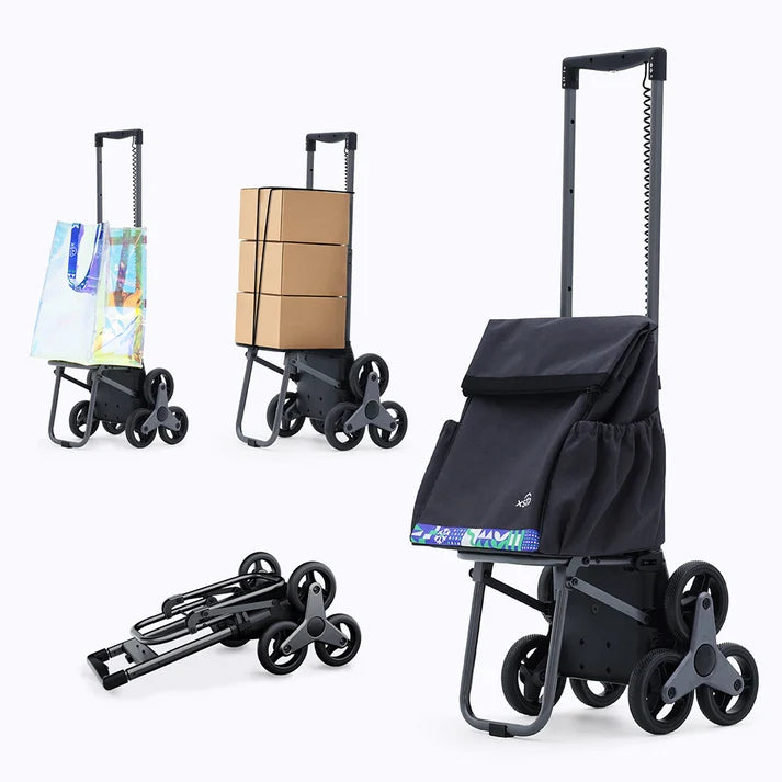 66lbs Electric Stair-Climbing Shopping Cart EzStep