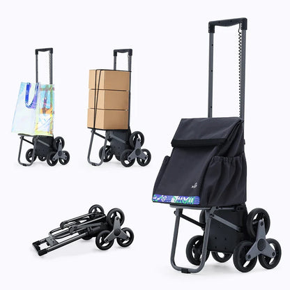66lbs Electric Stair-Climbing Shopping Cart EzStep
